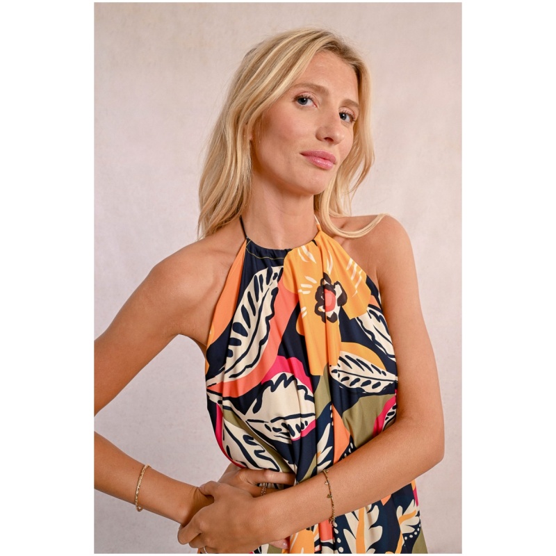 MOLLY BRACKEN Long printed dress